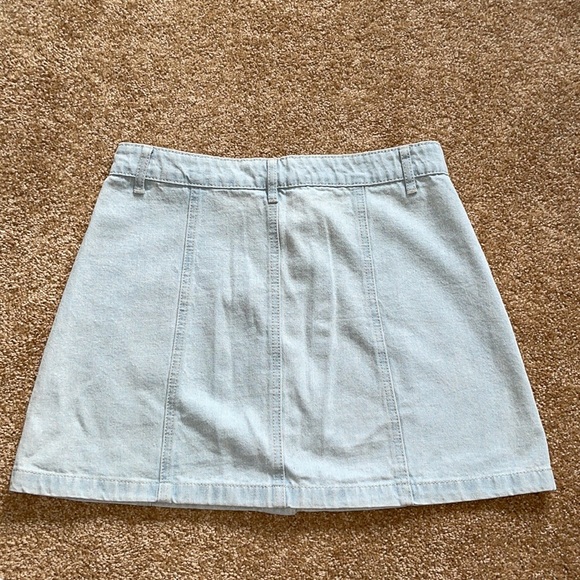 Button Up Denim Skirt - Picture 3 of 3